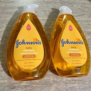Brand new set of Johnson and Johnson baby shampoo